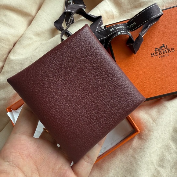 Hermes Bastia Coin Purse Rouge H - Picture 3 of 7